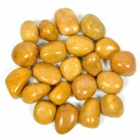 Yellow Jasper Tumbled Stones [Medium]