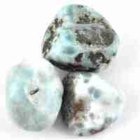 Larimar Tumbled Stones [&#39;A&#39; Medium 30gm]