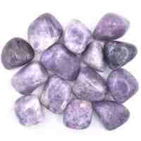 Purple Lepidolite Tumbled Stones [Medium]