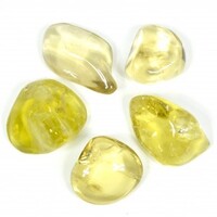 Lemon Quartz Tumbled Stones [Medium 50gm]