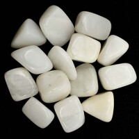 White Onyx Tumbled Stones [Medium]