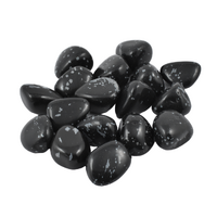 White Snowflake Obsidian Tumbled Stones [Medium]