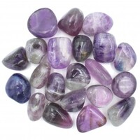 Purple Fluorite Tumbled Stones [Medium 1]