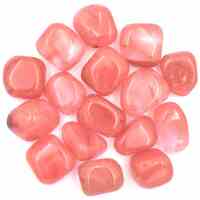 Cherry Quartz Tumbled Stones [Medium (Man Made)]