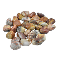 Red Crazy Lace Agate Tumbled Stones [Medium 150gm]