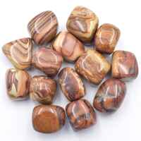 Red Picture Stone Tumbled Stones [Medium]