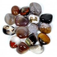 Sardonyx Tumbled Stones [Medium]