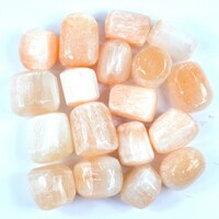 Red Selenite Tumbled Stones [Medium]