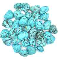 Turquoisite Tumbled Stones [Medium]