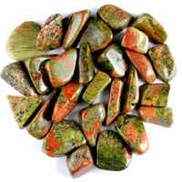 Unakite Tumbled Stones [Medium]