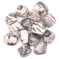 Pink Zebra Jasper Tumbled Stones [Medium (Type 1)]