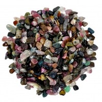 Mixed Tourmaline Tumbled Stones [Mini Crystal Chips 150gm]