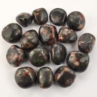 Red Snowflake Obsidian Tumbled Stones [Medium]