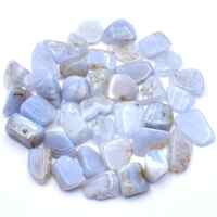 Blue Lace Agate Tumbled Stones [Small (Type 1)]