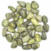 Green Snakeskin Jasper Tumbled Stones [Light Small]