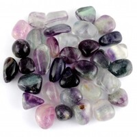 Purple Fluorite Tumbled Stones [Small]