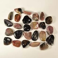 Mixed Tourmaline Tumbled Stones [Medium 100gm]