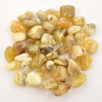 Yellow Opal Tumbled Stones