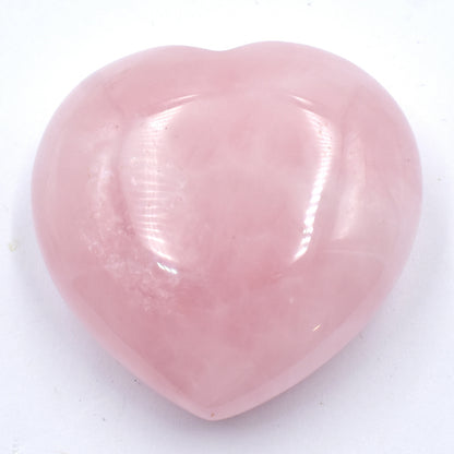 Rose Quartz Heart Carving [Medium]