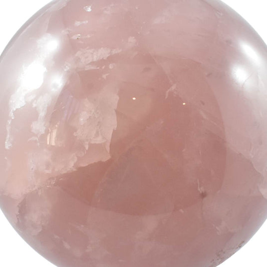 Rose Quartz Sphere Carving