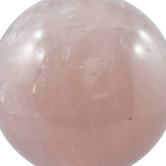 Rose Quartz Sphere Carving
