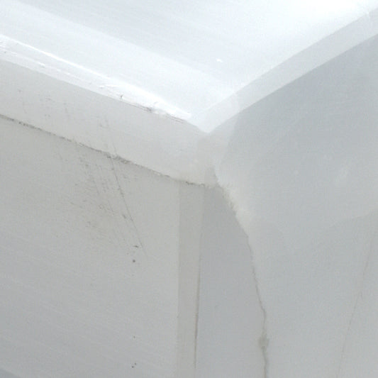 White Selenite Cube