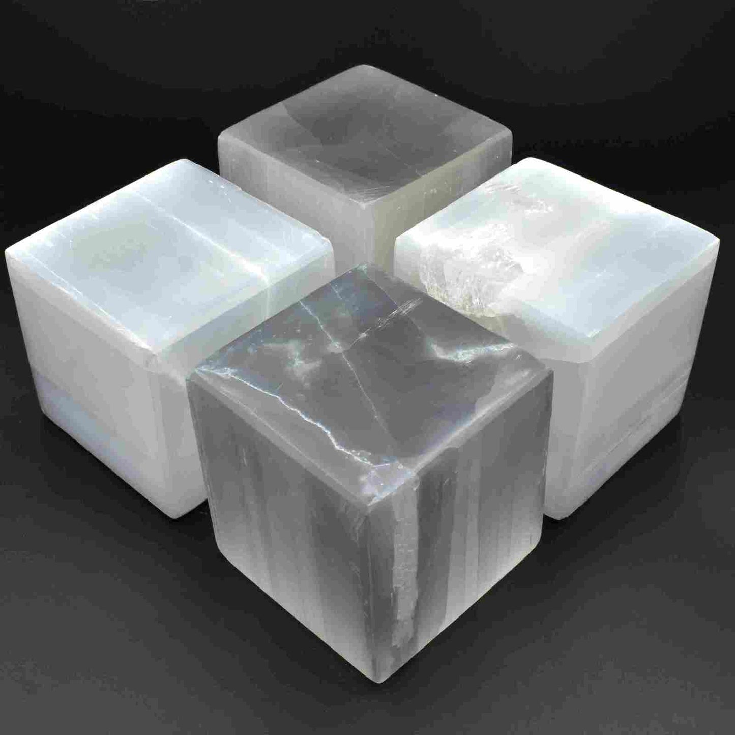 White Selenite Cube