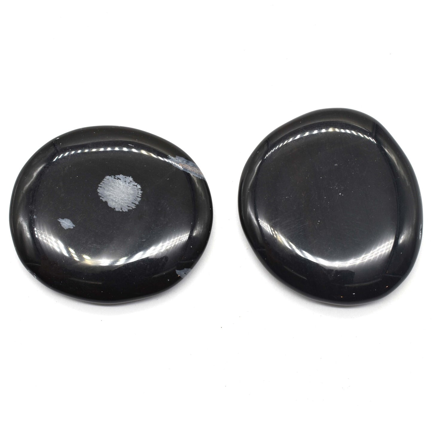 Black Obsidian Palm Stone [3pcs]