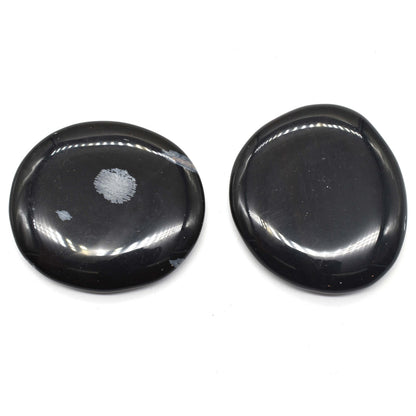 Black Obsidian Palm Stone [3pcs]