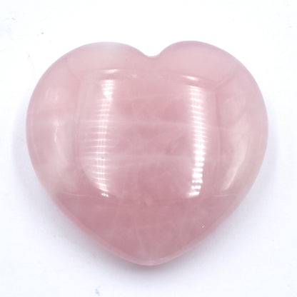 Purple Rose Quartz Heart Carving [Medium]