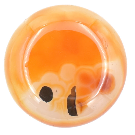 Banded Carnelian Palm Stone [Light]