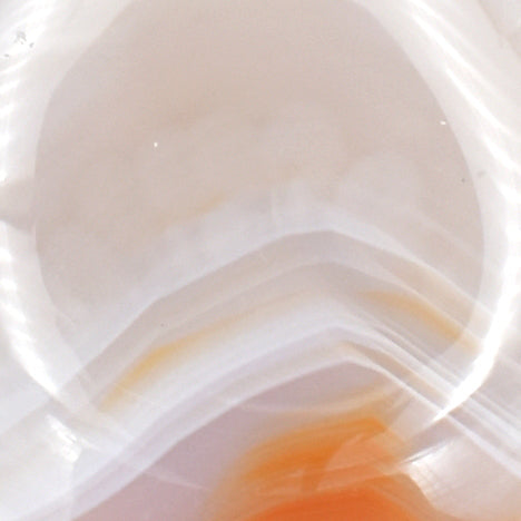 Banded Carnelian Palm Stone [Light]