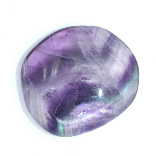 Purple Fluorite Palm Stone
