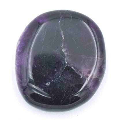 Purple Fluorite Palm Stone