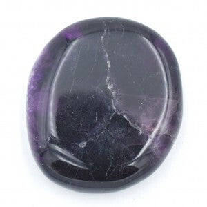 Purple Fluorite Palm Stone
