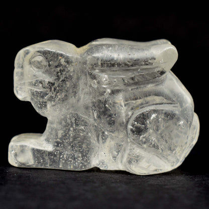 Clear Quartz Rabbit Carving [Type 3]