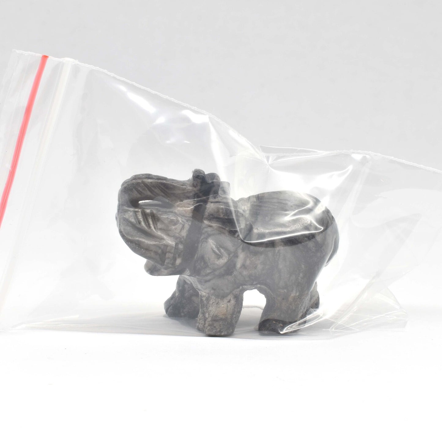 Net Jasper Elephant Carving