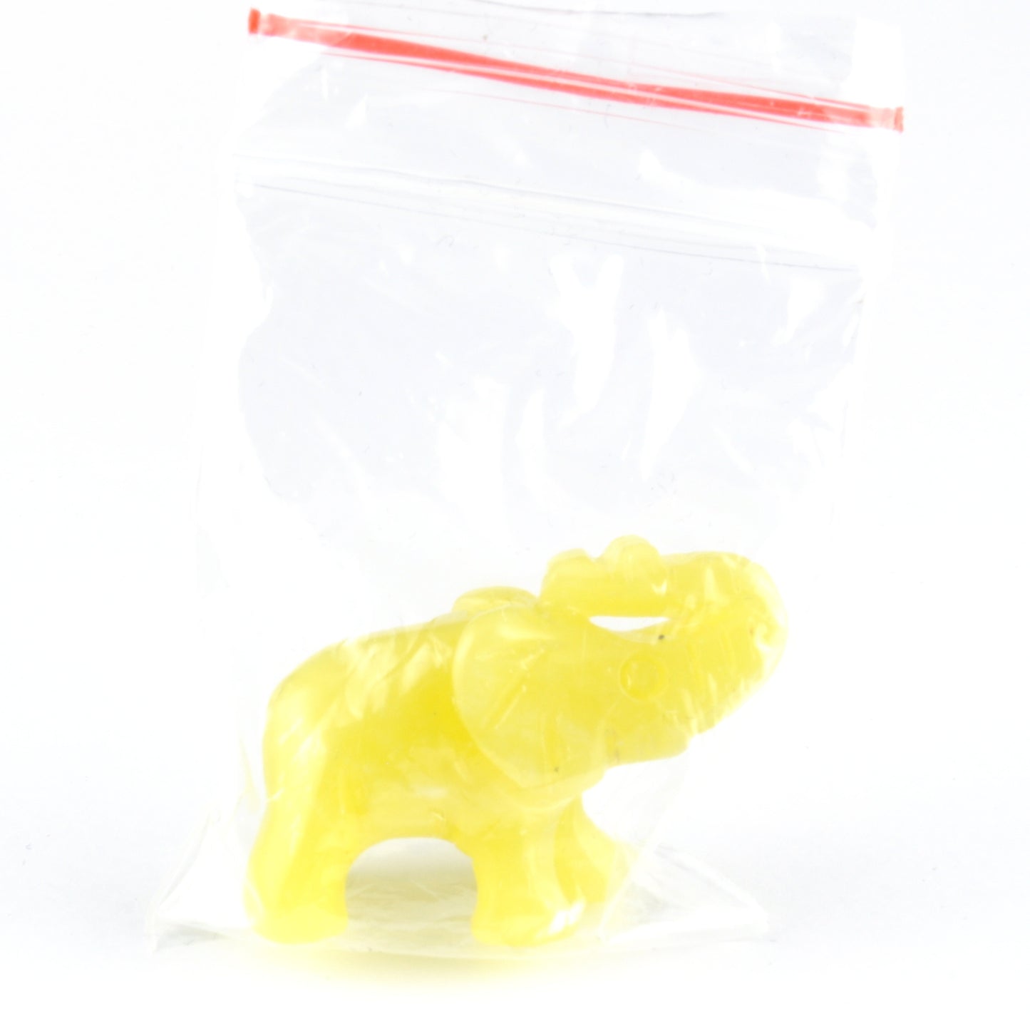 Lemon Jade Elephant Carving