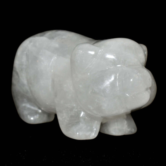 Clear Quartz Pig Carving [Type 1]