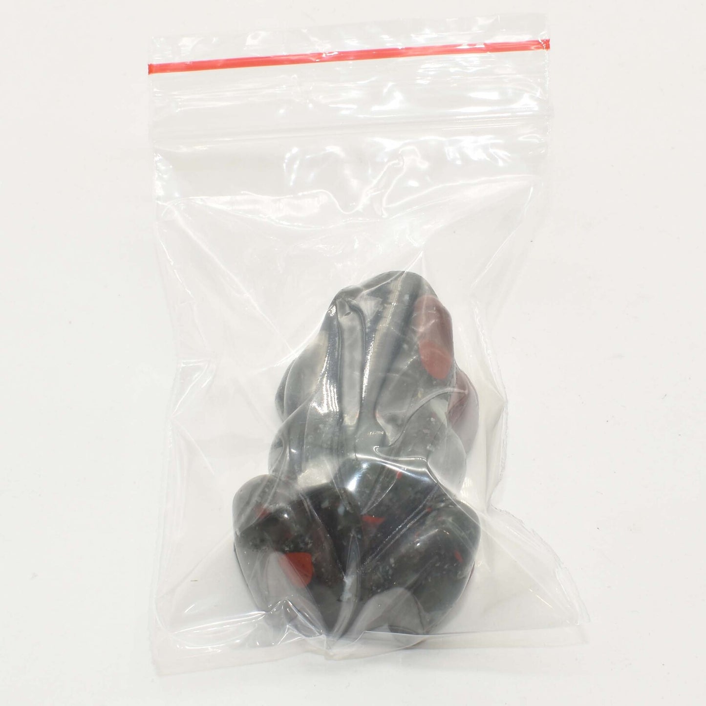 Bloodstone Frog Carving