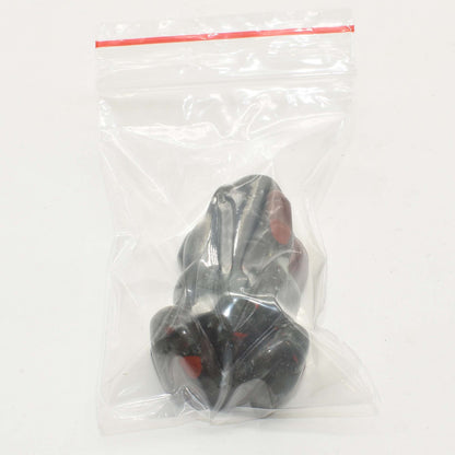 Bloodstone Frog Carving