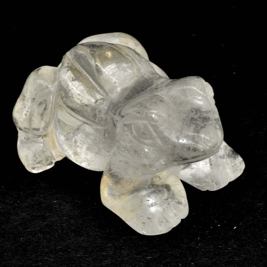 Clear Quartz Frog Carving [Type 2]
