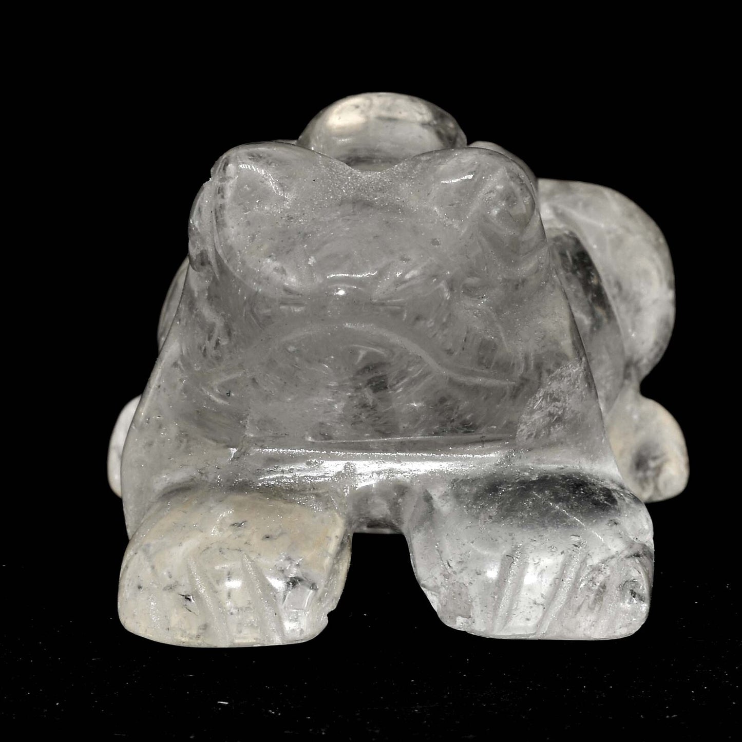 Clear Quartz Frog Carving [Type 2]