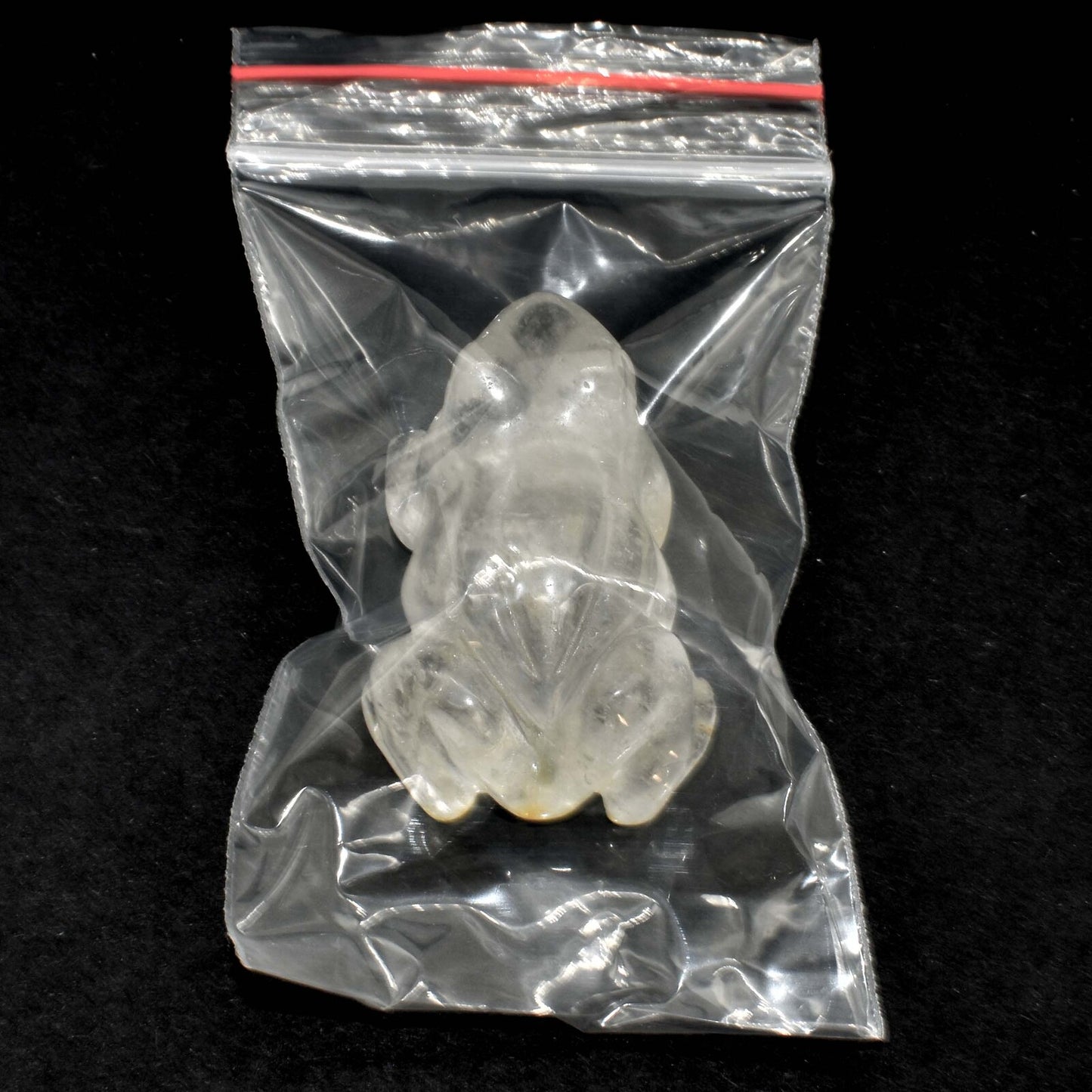 Clear Quartz Frog Carving [Type 2]