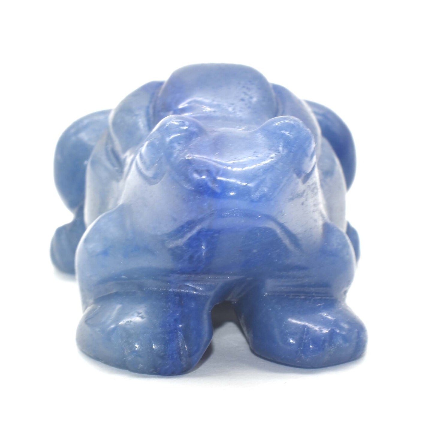 Blue Aventurine Frog Carving