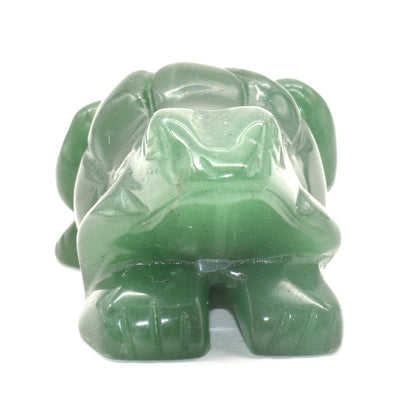 Green Aventurine Frog Carving
