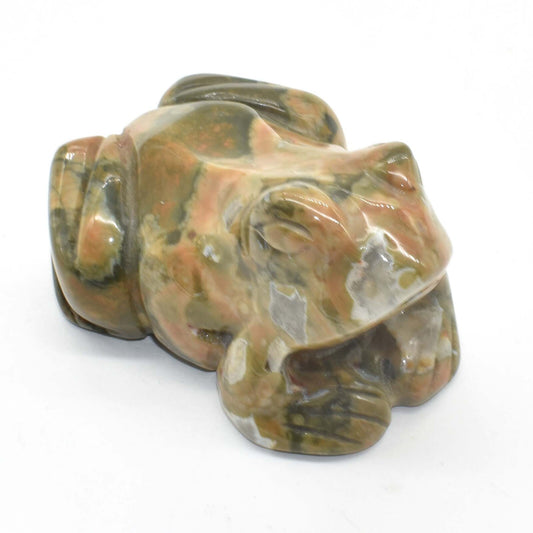 Rhyolite Frog Carving