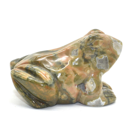 Rhyolite Frog Carving