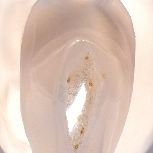 Agate Geode Angel Carving