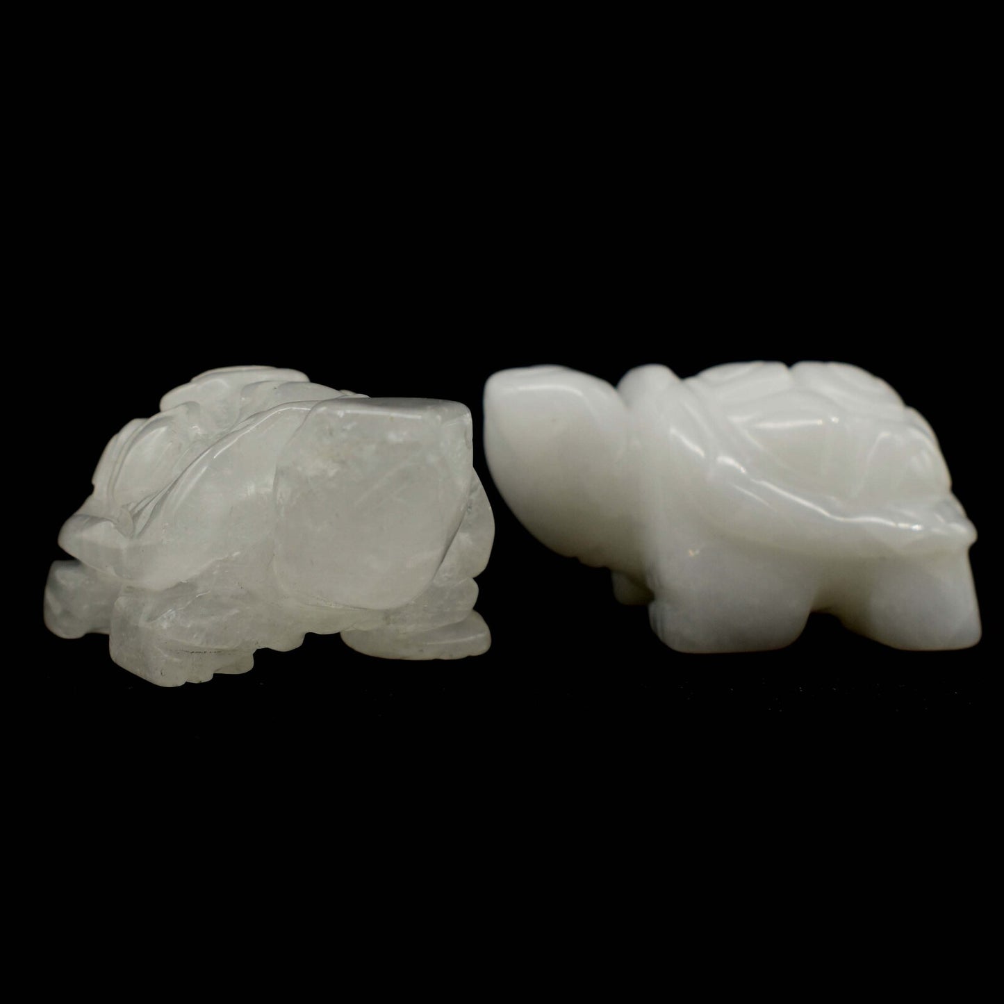 Clear Quartz Turtle Carving [Type 1]